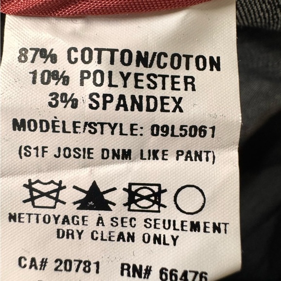 Tommy Hilfiger Grey Josie Denim Like Pants Size 6 - Picture 10 of 11
